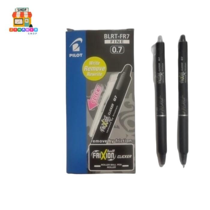 

Pulpen Pen Frixion Pilot 0.7 HITAM ( Bisa Dihapus ) 1 pack Import