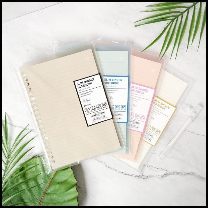 

DISKON PANMOMO SLIM FILE BINDER NOTEBOOK / BUKU BINDER TRANSPARAN A5-B5 !!!!!!