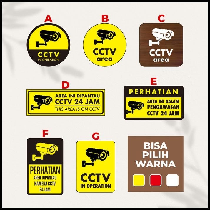 

TERMURAH SIGN CCTV ACRYLIC UV PRINT !!