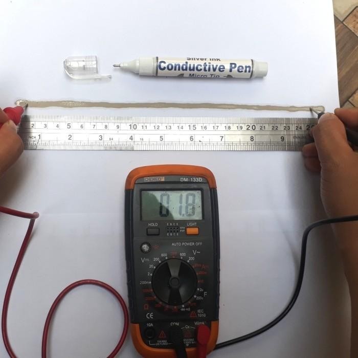 

Silver conductive PEN / Penyambung jalur bentuk Pena Import