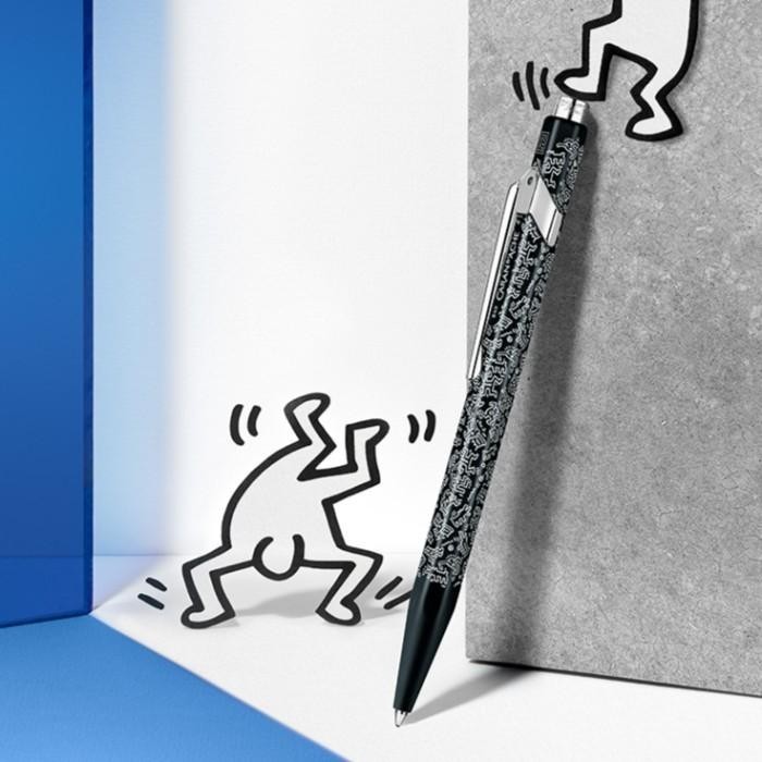 

Keith Haring + CARAN DACHE 849 Ballpoint Pen Black/ Pulpen Import