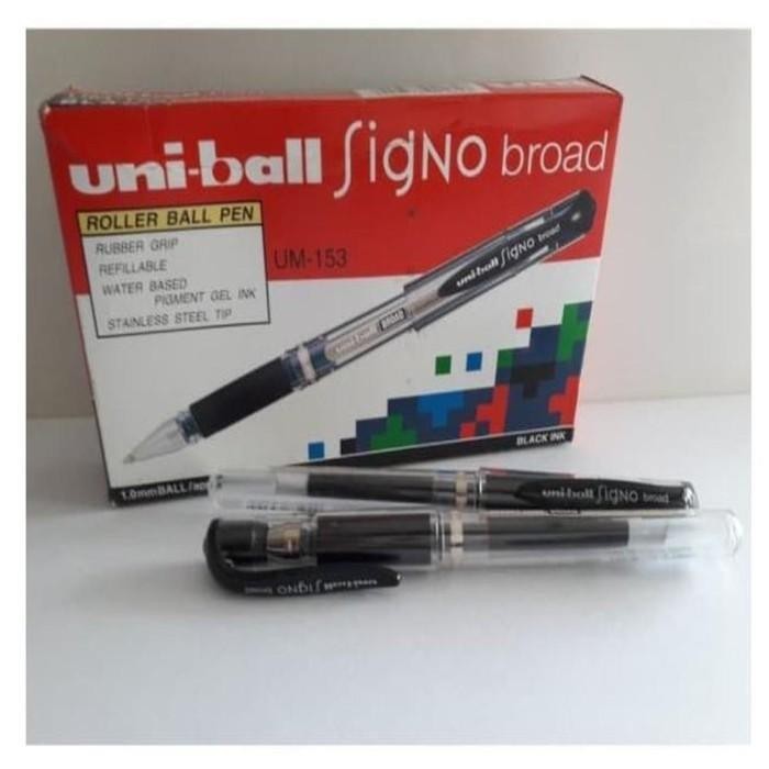 

Pulpen Uniball Signo / Ballpoint Uni-ball Signo (1pak isi 12 pcs) Import