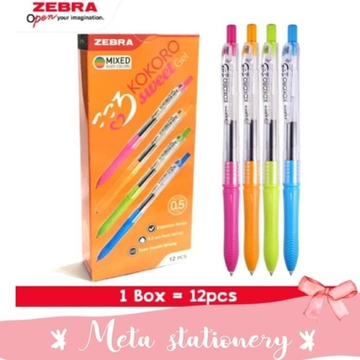 

Pulpen / Pen Gel Kokoro Sweet Zebra (12pc) Import