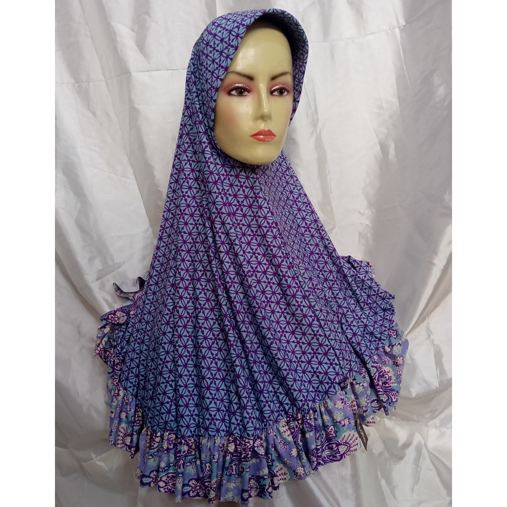 Elzatta Kerudung Dewasa Motif Hijab Jilbab Bergo Instan Zahra M Raveza