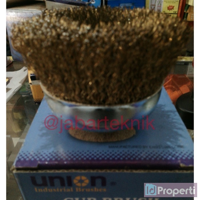 

Union CCP-31OPT Hard Drawn Steel Wire 3inch Sikat Kawat Besi Mangkok