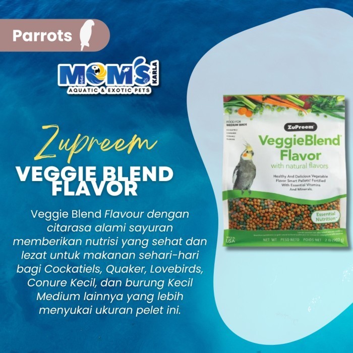 

Zupreem Veggie Blend Flavor M 907g