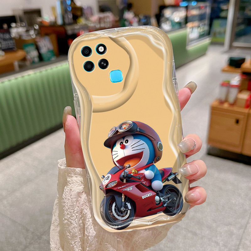 Casing Hp Untuk Infinix Smart 7 Smart 6 Smart 6 Plus Smart 5 Case Casing Softcase sarung HP Doraemon