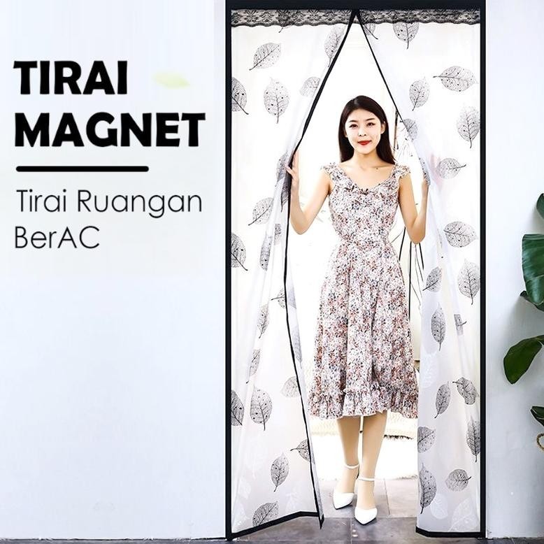 [PROMO] Tirai Magnet Elegan bahan plastik Tirai Anti Nyamuk Magnet Murah / Tirai Anti Nyamuk / Tirai