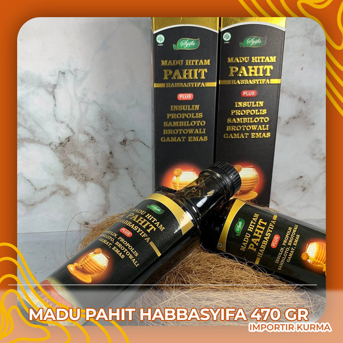 

Ready stock] MADU HITAM PAHIT HABBASYIFA PLUS INSULIN PROPOLIS 470gr