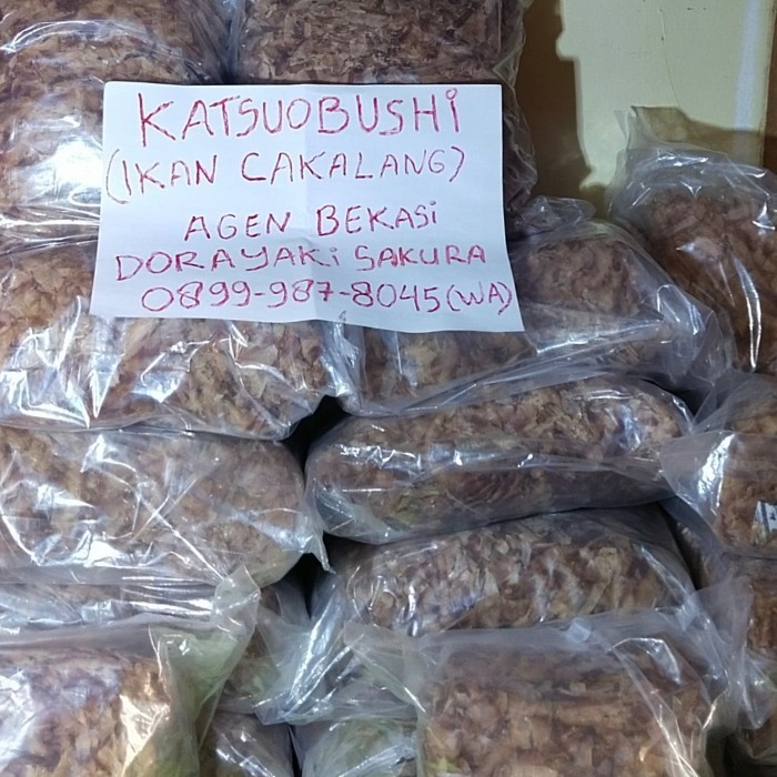 

Katsuobushi Serut Ikan Cakalang Lokal Grade X(B & C) Netto 500 Gram