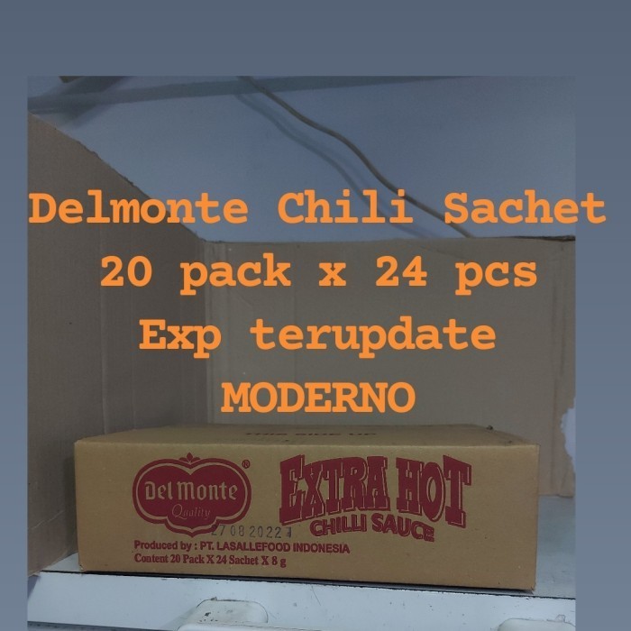 

Delmonte Sauce Chilli Saus Sambal Sachet Dus-Kartonan