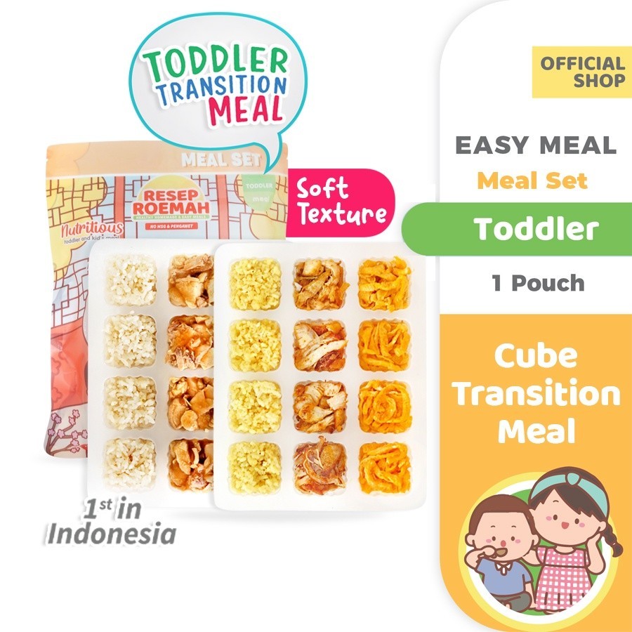 

RR Toddler Transition Meal Set / Set Menu Transisi Toddler / Soft Texture