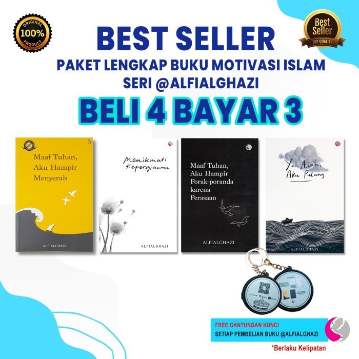 

BUKU MOTIVASI MAAF TUHAN, AKU HAMPIR MENYERAH ALFIALGHAZALI