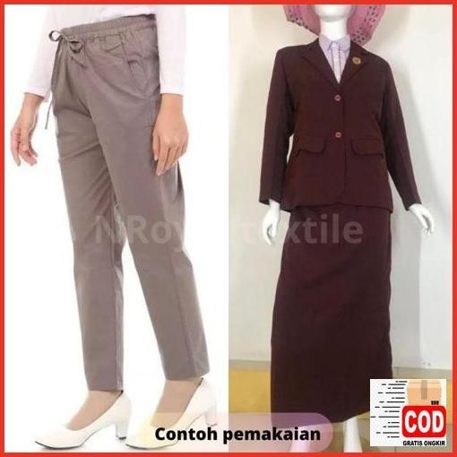 Original Kain Tessa Polos Premium Meteran Untuk Seragam Lebar 150 Harga Per 25 Cm Jaminan Original