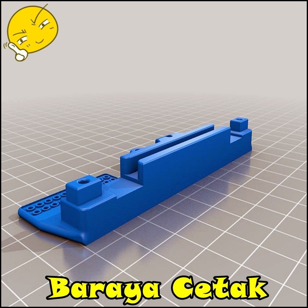 RC Tow Bar With Steps Trailer Hitch RC MN82 WPL MN 3D Print Aksesoris Mainan RC