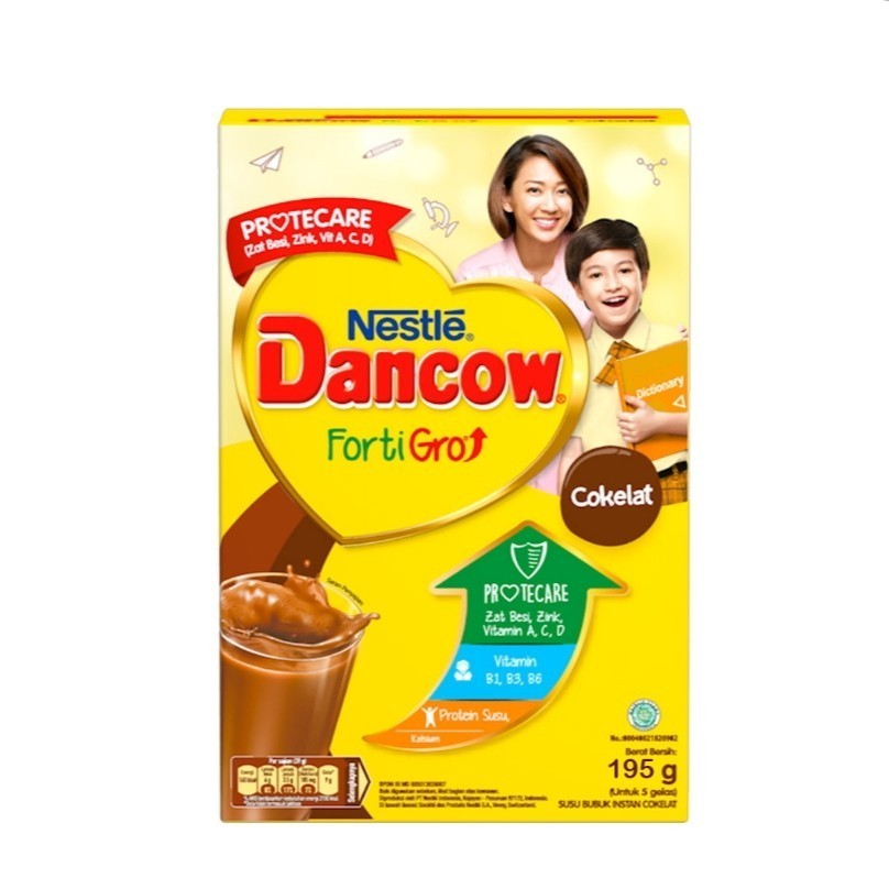 

DANCOW FortiGro Susu Bubuk Instan Cokelat 195 g