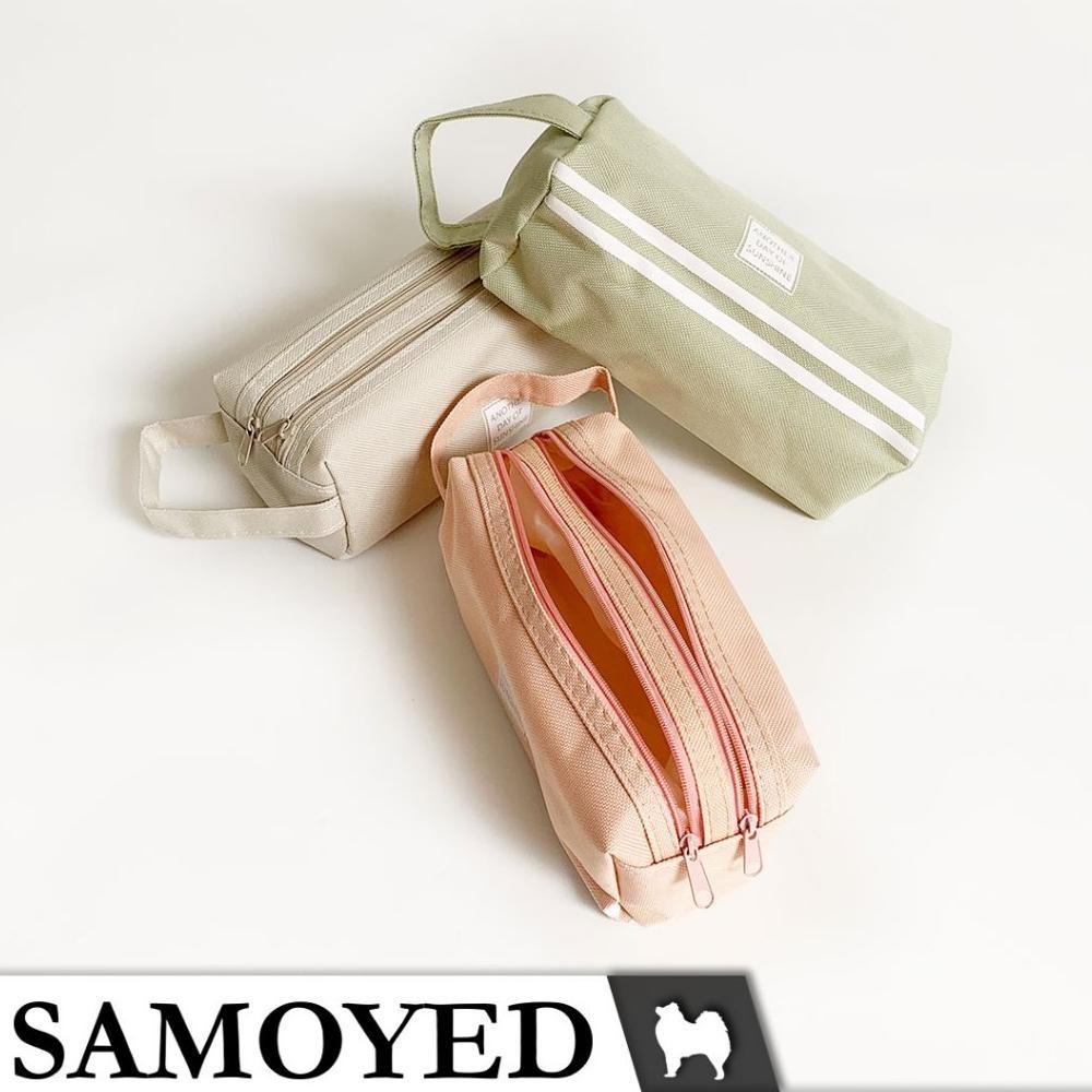 

[Promo][Cod][Gratis Ongkir] Tempat / Kotak Pensil / Alat Tulis / Kosmetik / Dompet Kain Kanvas / Stationery / Pencil / Pen / Cosmetic / Travel Case / Box / Pouch Canvas Samoyed Pcmi-01