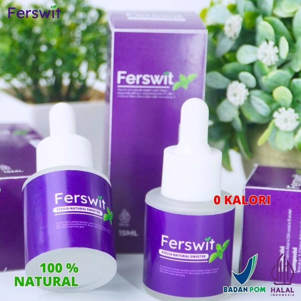 

Ferswit Stevia Cair Paket 4 Botol Sabarin