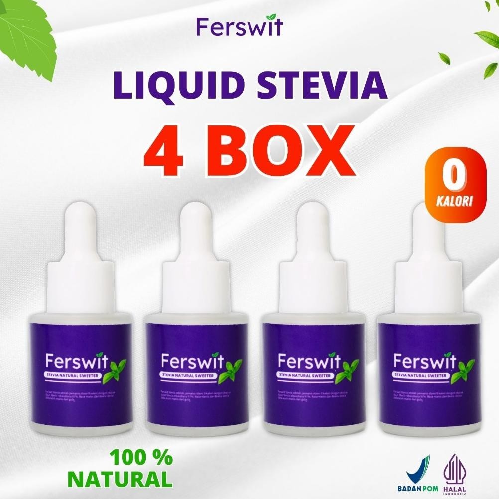 

Ferswit Stevia Cair Paket 4 Botol Gudrunsh