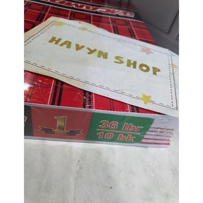 

[Promo][Cod][Gratis Ongkir] (10Pc) Buku Tulis Kampus Merek Bmc Isi 36 Lembar Panjang Besar