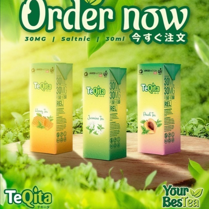

Terlaris Saltn TEQITA 30ml Teqita Jasmine Tea Teqita Honey Tea Teqita Peach Tea SALE