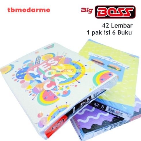 

BUKU TULIS BIG BOSS 42 ISI 6 PER PACK ORIGINAL PRODUK