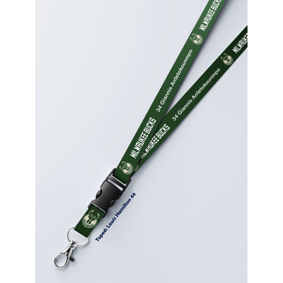 

Lanyard Basket Milwaukee Giannis Antetokounmpo Dua Sisi