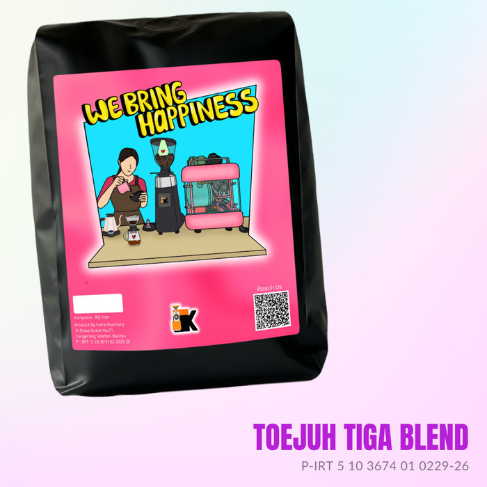 

Biji Kopi Bintang Toejuh Tiga Espresso Blend 70/30 1Kg