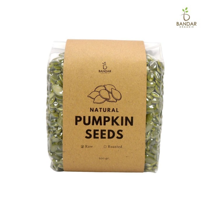 

Pumpkin Seeds Natural / Biji Labu / Pepita - Bandar Organik