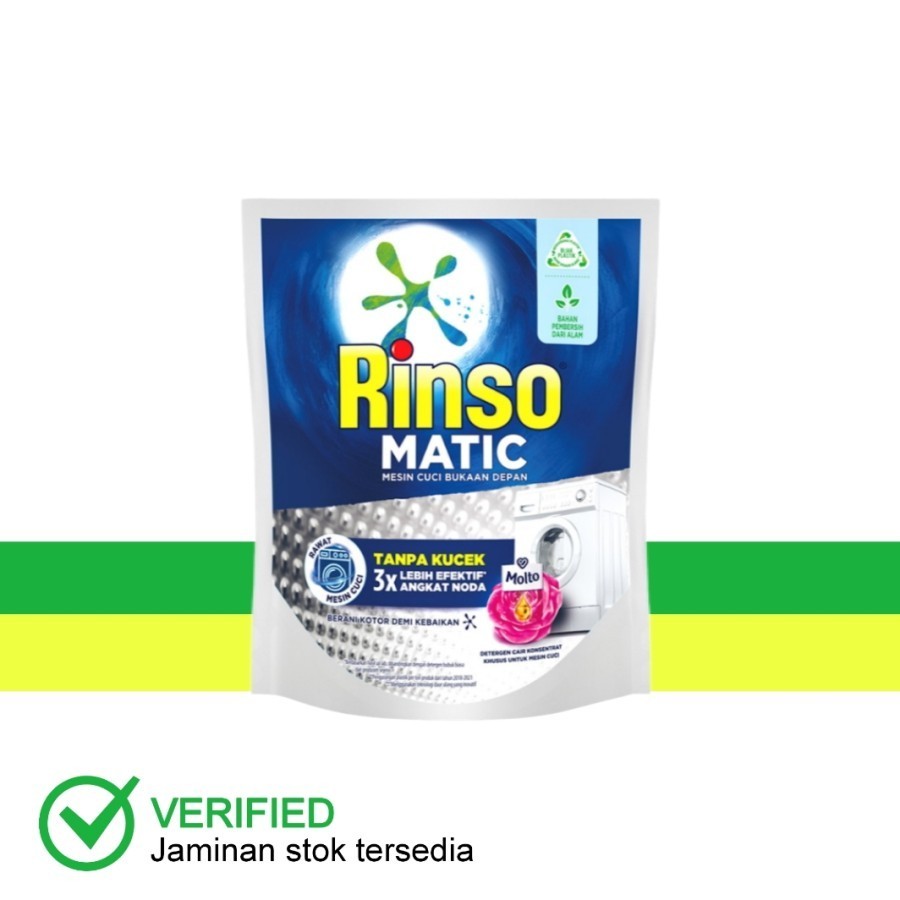Rinso Matic Deterjen Cair Front Load 1.6 L