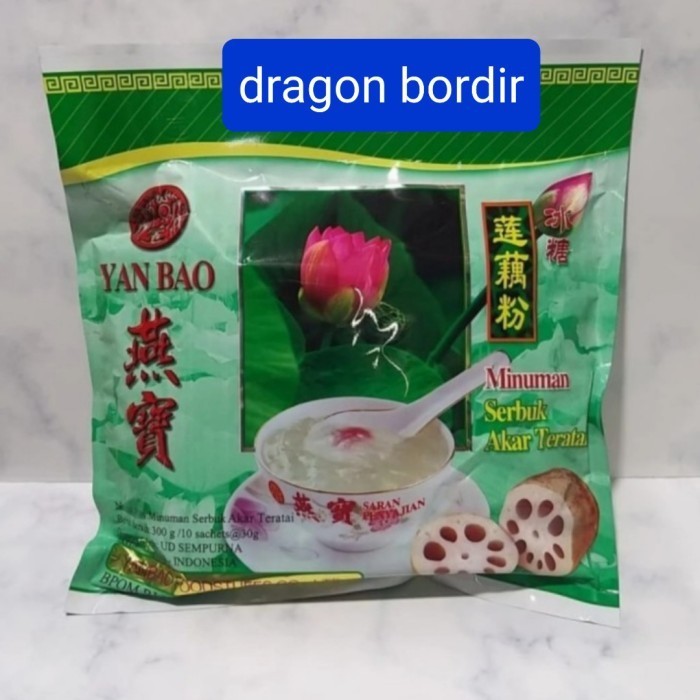 

Yan Bao Bubuk Akar Teratai 10Sachet /Tepung Yan Bao Lotus Root Powder