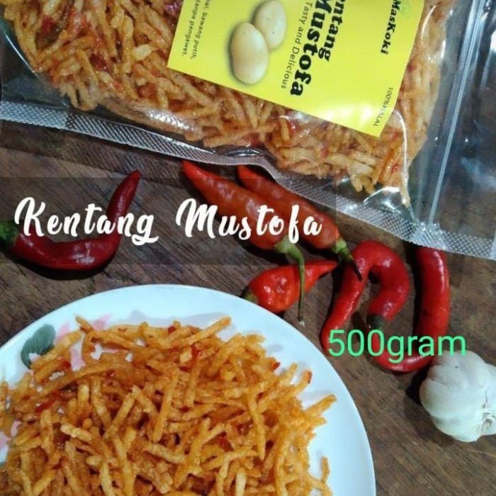 

Kering Kentang Mustofa Mas Koki 500Gram/Lauk Celan//Praktis