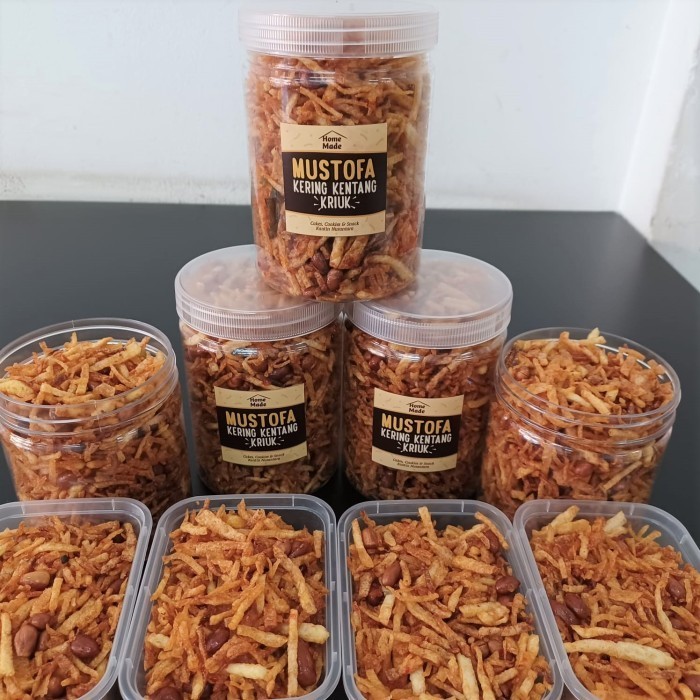 

Kentang Kering Kacang Mustofa 250Gram Toples