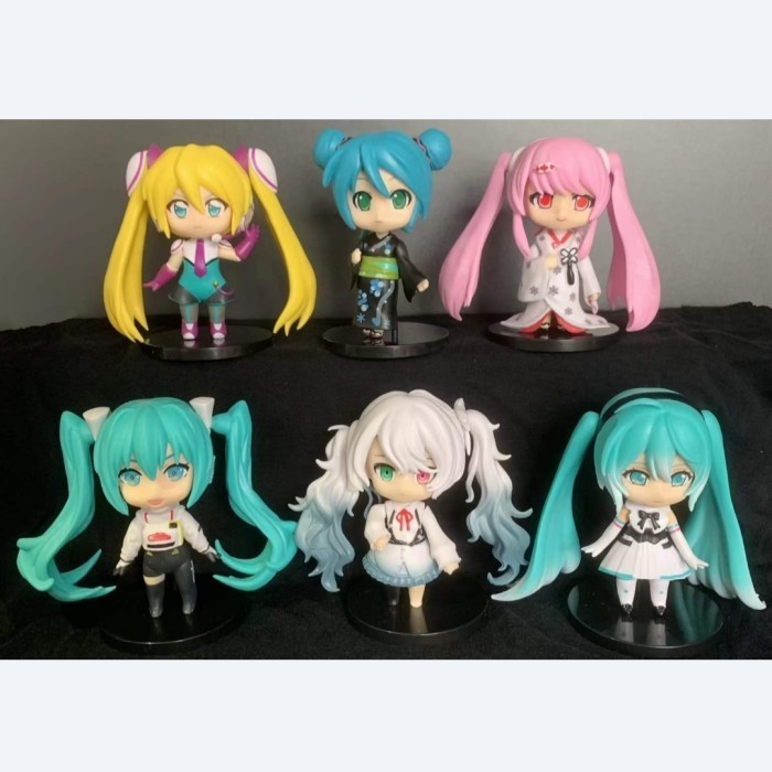 Hatsune Miku Figure Set 6 Rin Miku Len