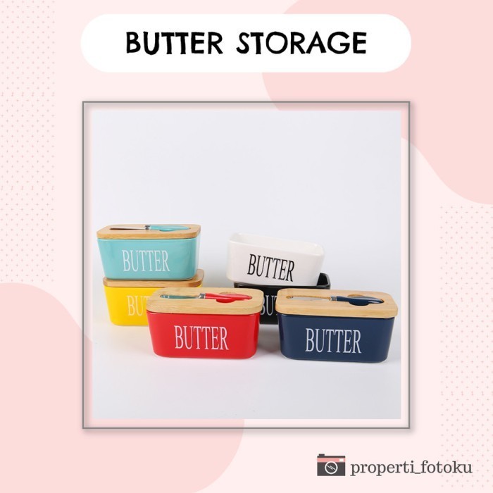 

.........] PF- Butter strorage / butter jug / tempat mentega - Butter