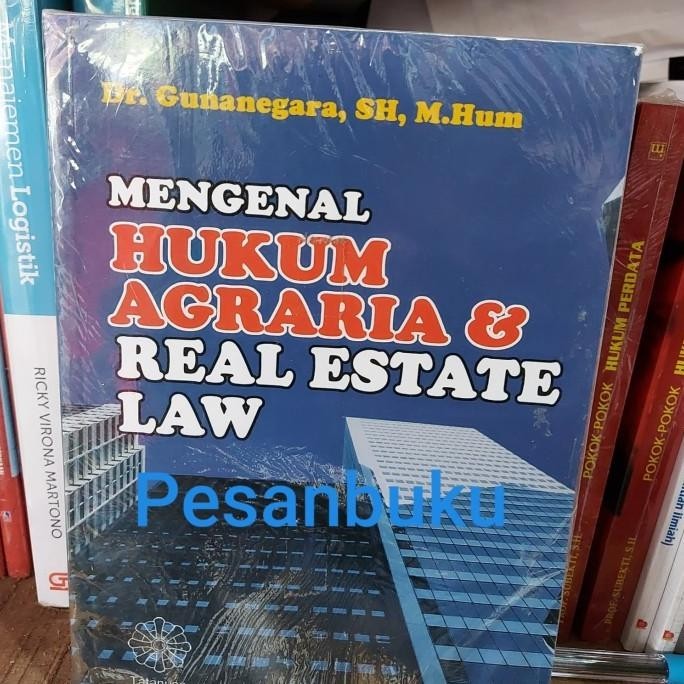 [Ready] Buku Mengenal Hukum Agraria Dan Real Estate Law Gunanegara