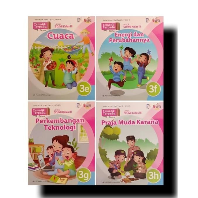 [Ready] Paket Tematik Terpadu Sd Kelas 3 Semester 2 K13N