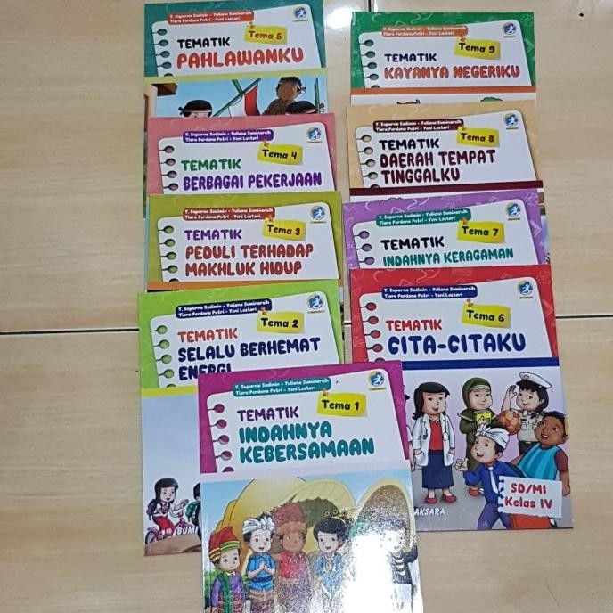 [Ready] Satu Paket Tematik Bumi Aksara Sd/Mi Kelas 4 Semester 1.2