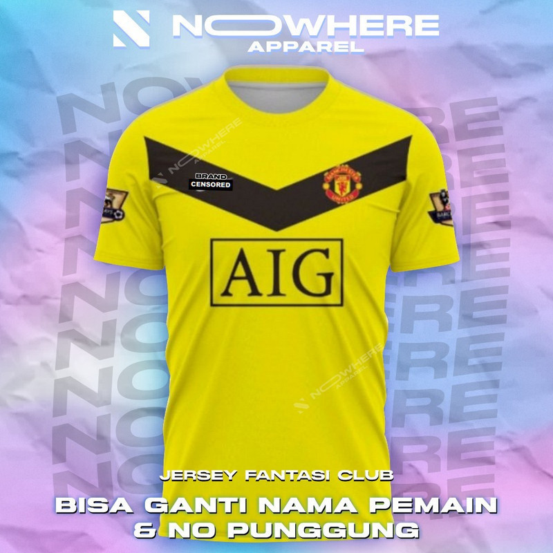 JERSEY MU GK kuning 2009 2010
