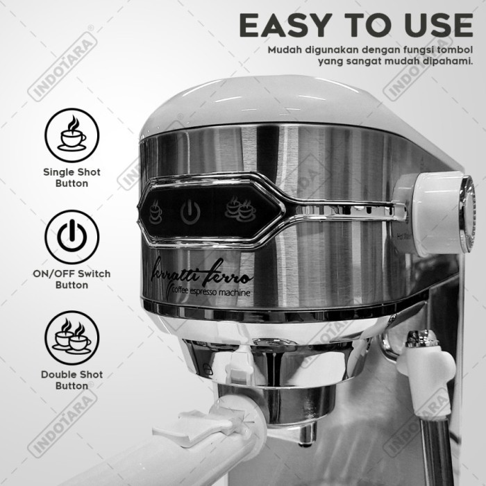 Ready MESIN KOPI ESPRESSO LATTE ART FERRATI FERRO 695