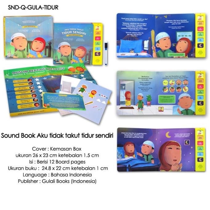 [Ready] Sound Book Aku Tidak Takut Tidur Sendiri