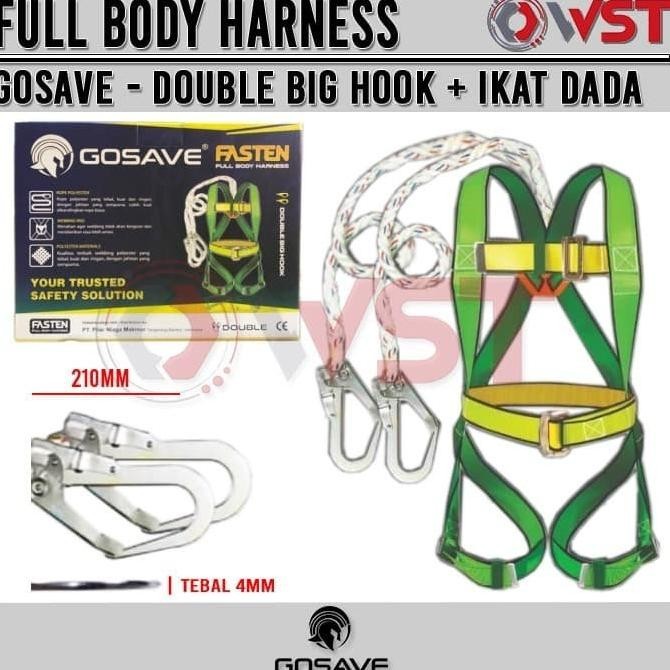 Full Body Harness Double Hook GOSAVE