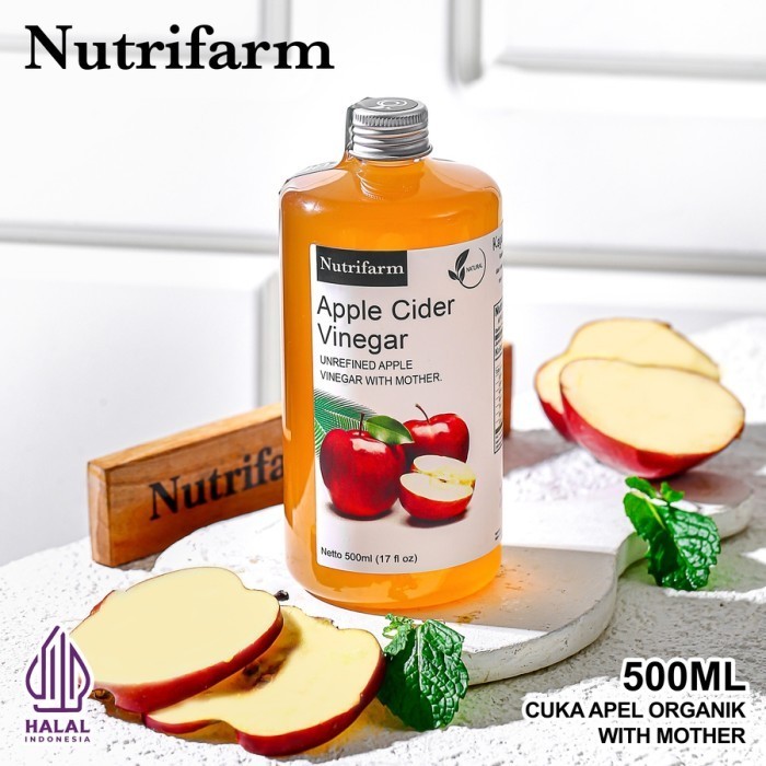 

Apple Cider Vinegar / Cuka Apel Organik form Nutrifarm 500 ml