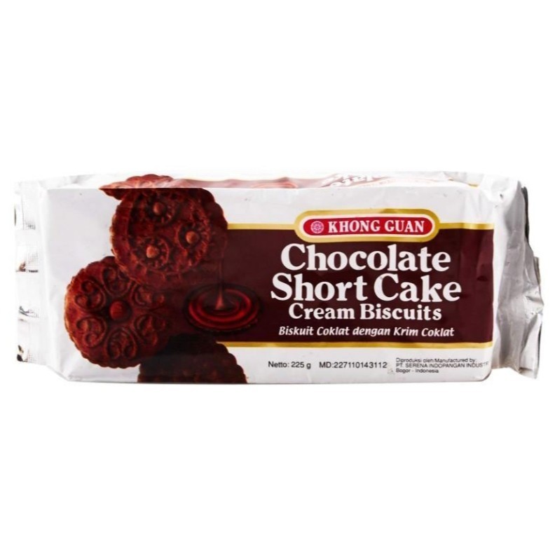 

KHONG GUAN Chocolate Short Cake Cream Biscuit 225 g