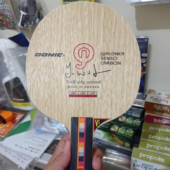 KAYU TENIS MEJA DONIC WALDNER SENSO CARBON ORIGINAL