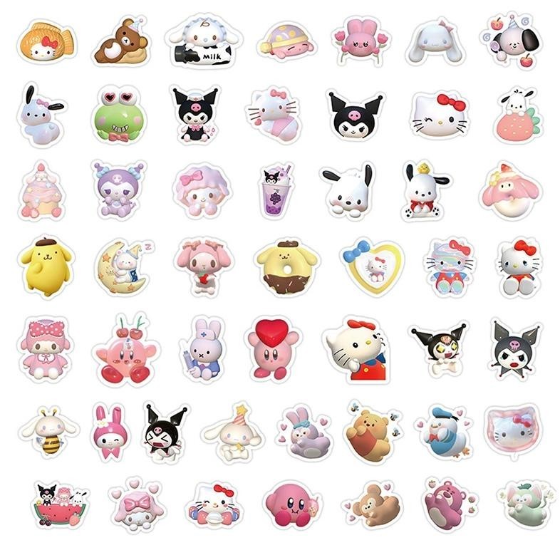

Cod 102Pcs Stiker Lucu Sanrio Stiker Kartun 3D Gelas Air Stiker Tahan Air Stiker Kartu Album Tahan Air Motif Kartun Ins Lucu Kreatif Gaya Retro Vintage Untuk Dekorasi /Cocok Untuk Dekorasi Scrapbook-Gs Sale