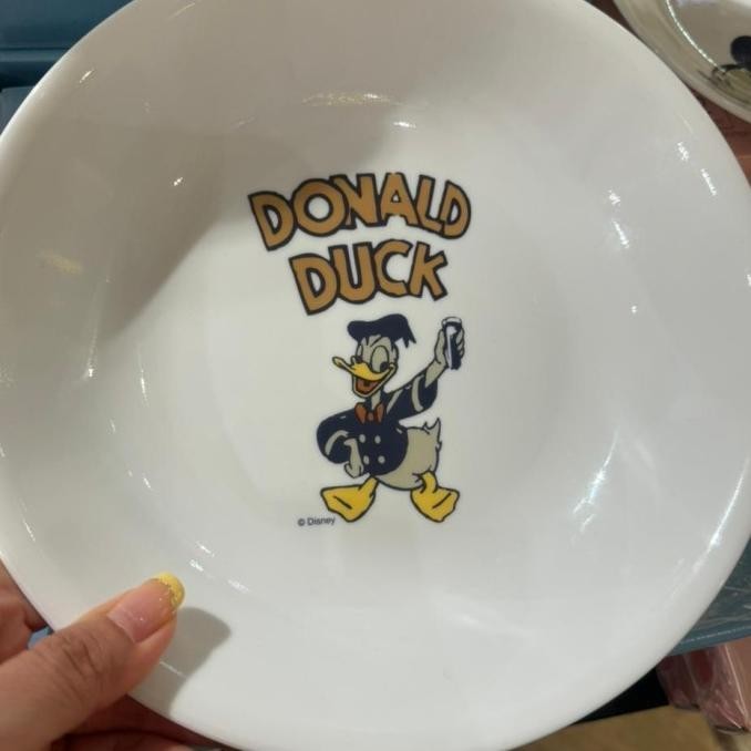 donald corelle soup plate / disney corelle bowl / donald corelle plate