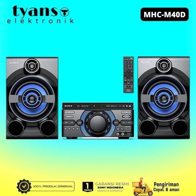 Jual Sony Mhc-M40D High Power Audio System Speaker Bluetooth Karaoke
