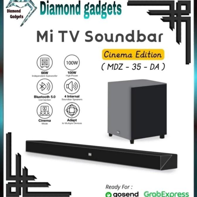 Jual Xiomi Tv Soundbar 2.1 Wireless Home Theater Subwoofer 100W Sound Bar