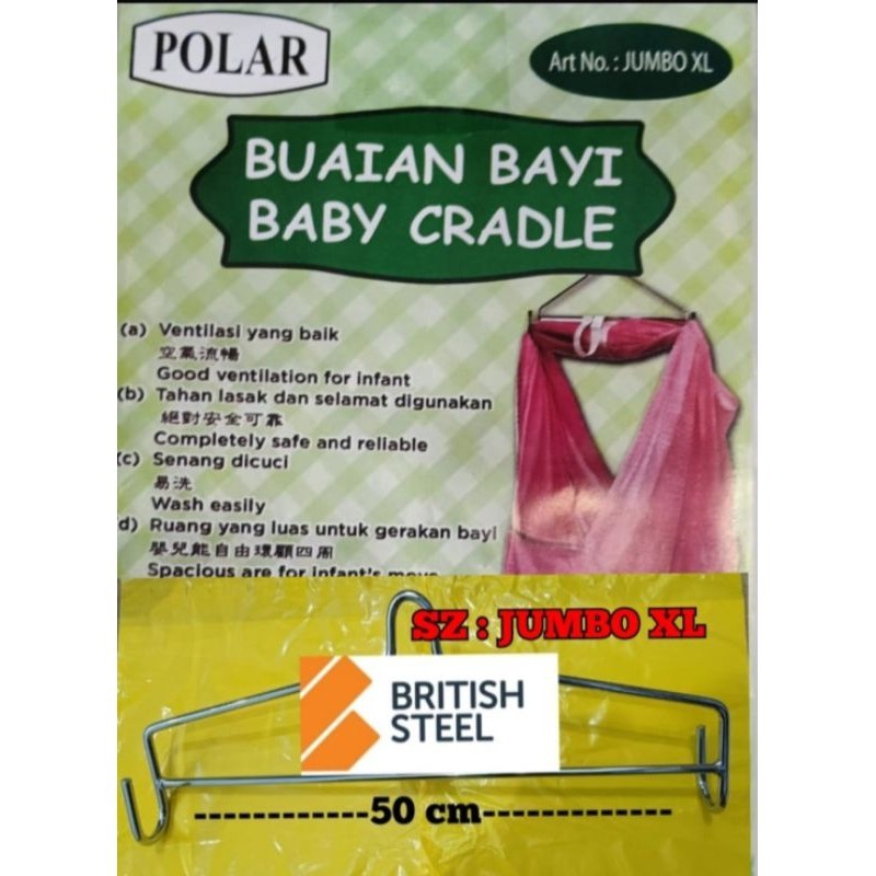 POLAR kain ayunan bayi sz jumbo XL komplit hanger jumbo